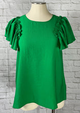 Load image into Gallery viewer, Kelly Ruffle Blouse