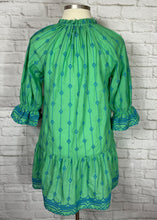 Load image into Gallery viewer, Green Embroidered Dress