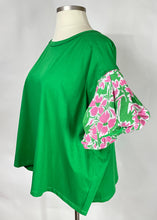Load image into Gallery viewer, Kelly Floral Sleeve Top
