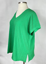 Load image into Gallery viewer, Bright Green V Neck