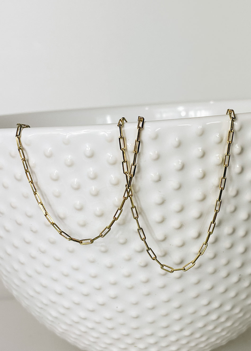 Delicate Link Gold Necklace