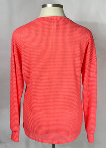 Coral Textured Top