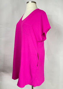 Electric Pink Air Flow Dress