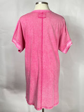 Load image into Gallery viewer, Acid Pink T Shirt Dress