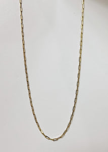 Delicate Link Gold Necklace
