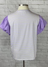 Load image into Gallery viewer, Purple Striped Top