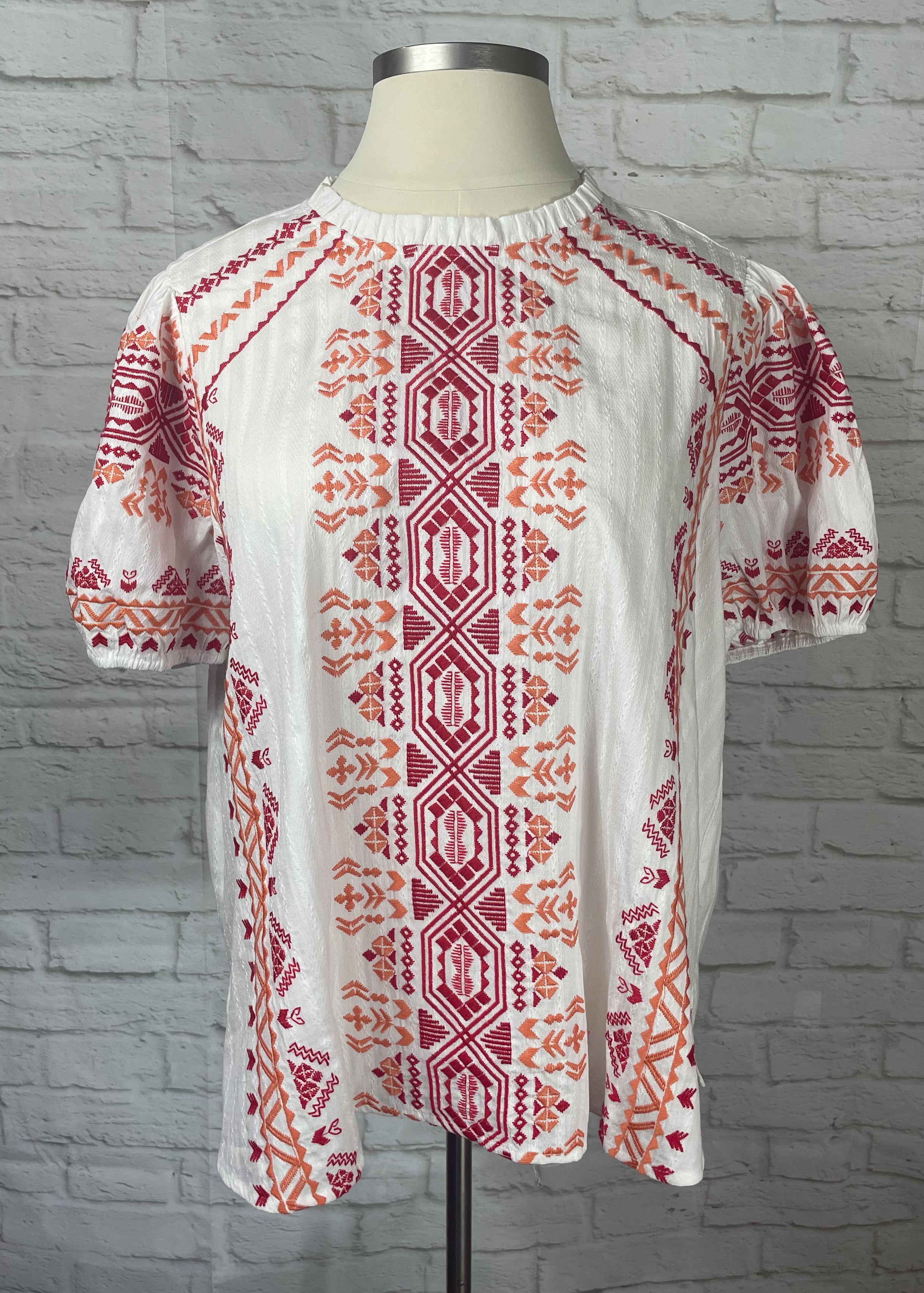 Sunrise Embroidered Top – Okie Moxie